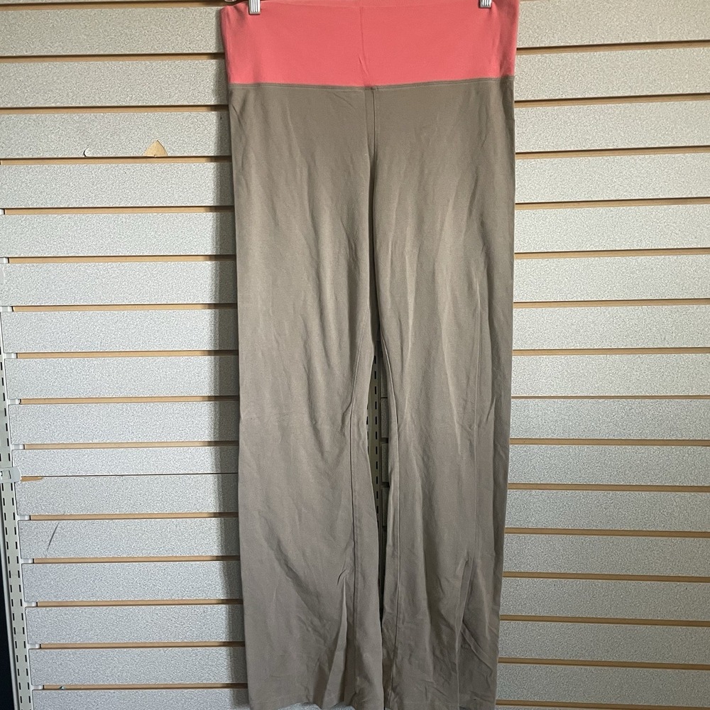 VS Moda International Bootcut Fold‎ Over Waistband Yoga Pants! VINTAGE Large
